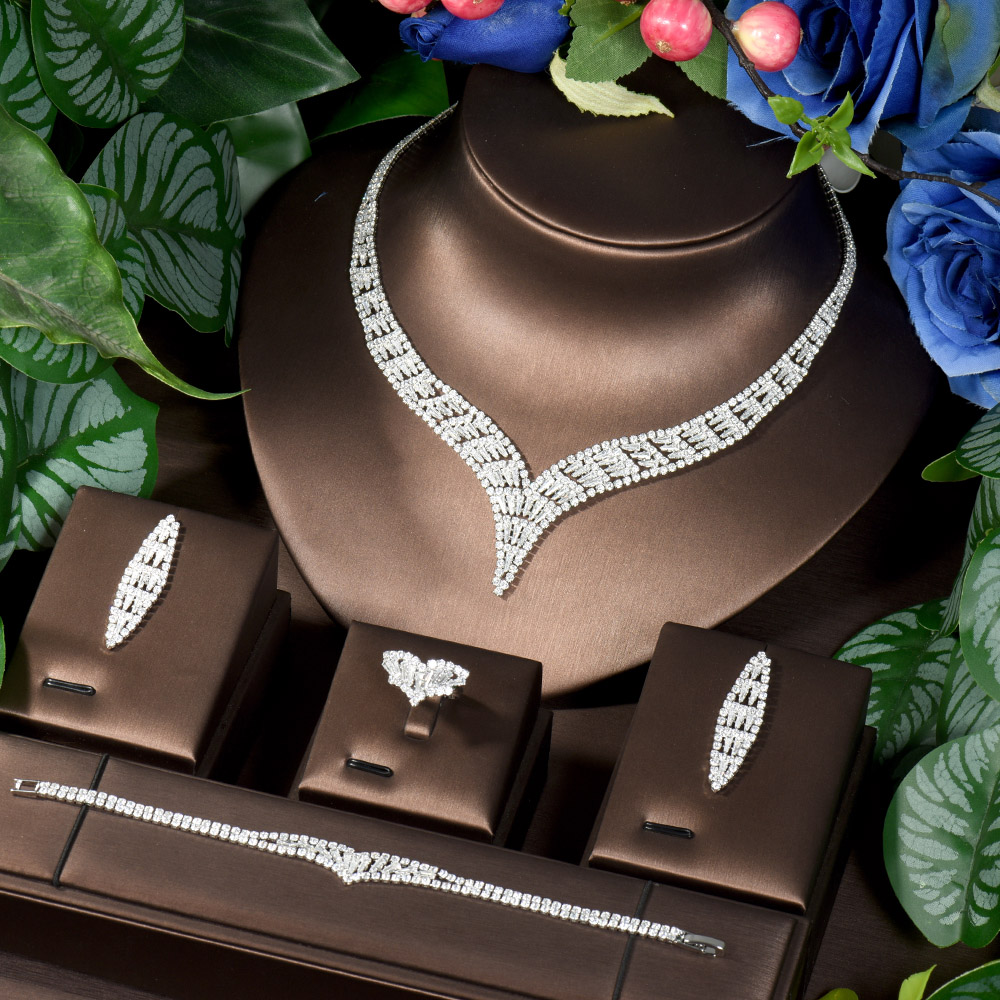 Women Accessories Uae - HIBRIDE Bridal Clothing Accessories 4 Pcs