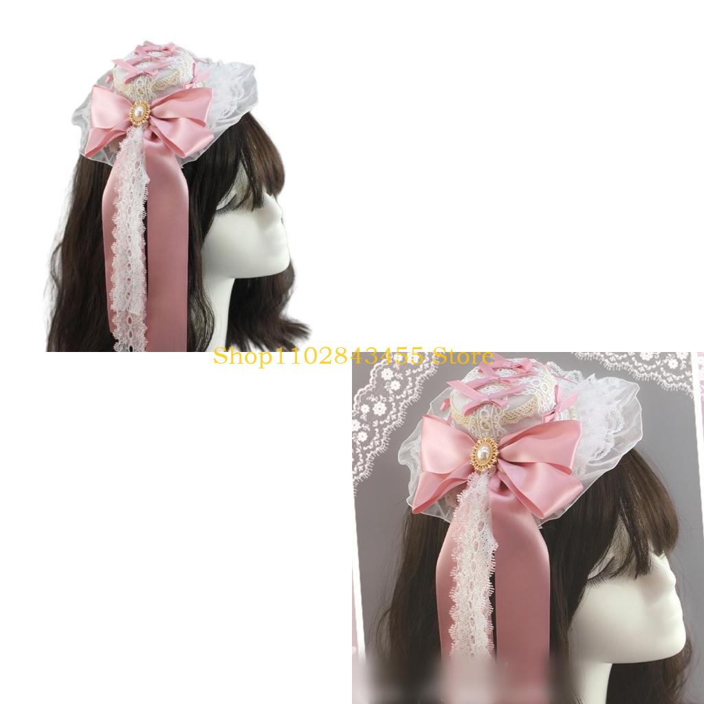 Women Accessories Description - 49MC Ribbon Bowknot Hat Headwear Small