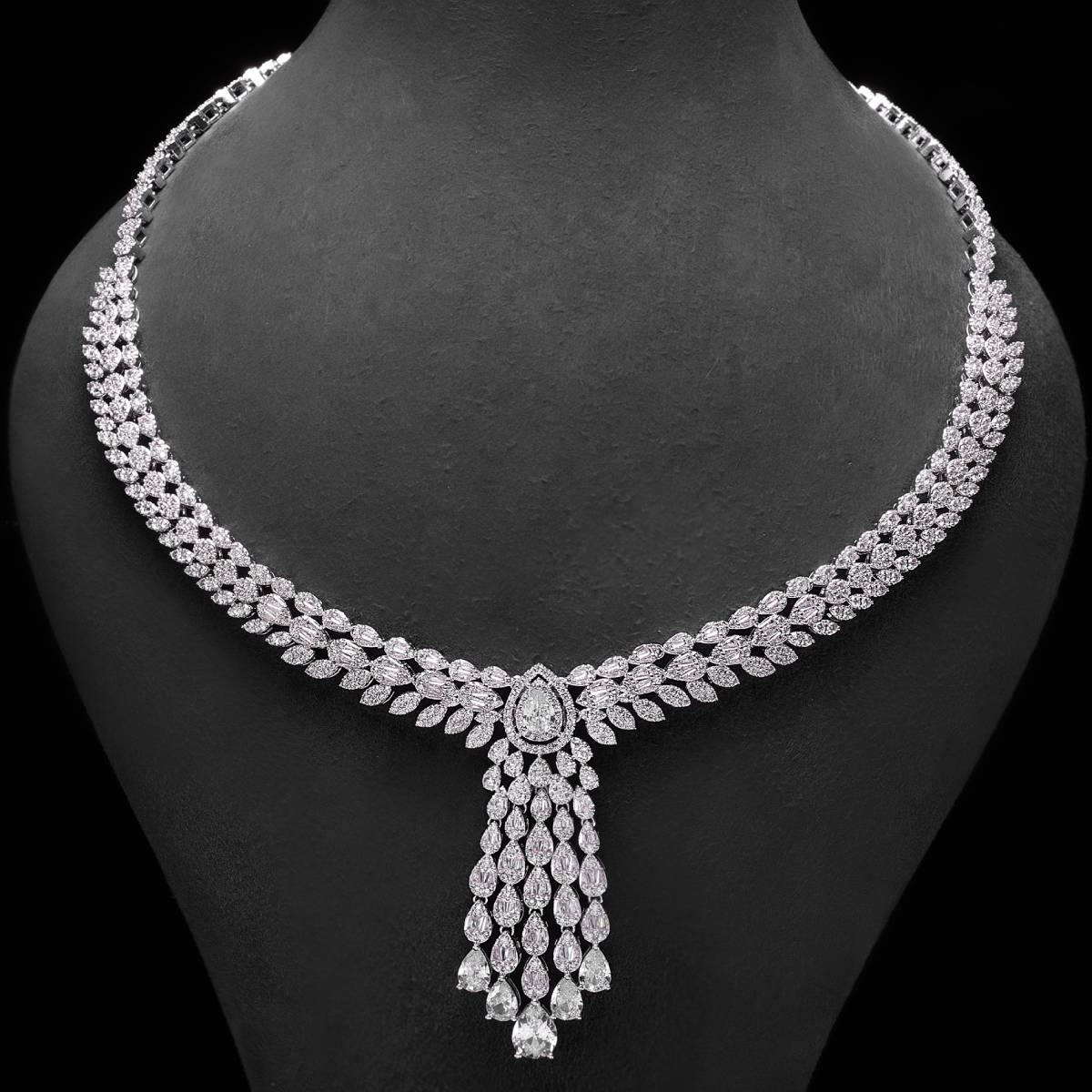 Women Accessories Uae - Sparking Water Drop Wedding Jewelry Set