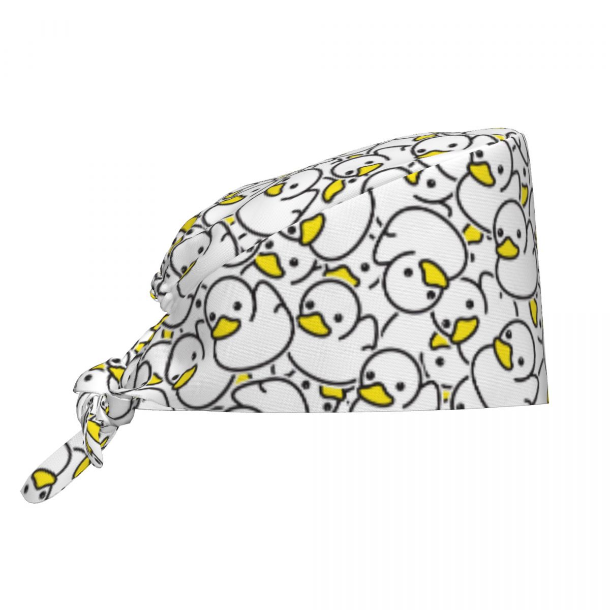 Women Accessories Vector - Scrub Caps Duck Seamless Pattern Vector