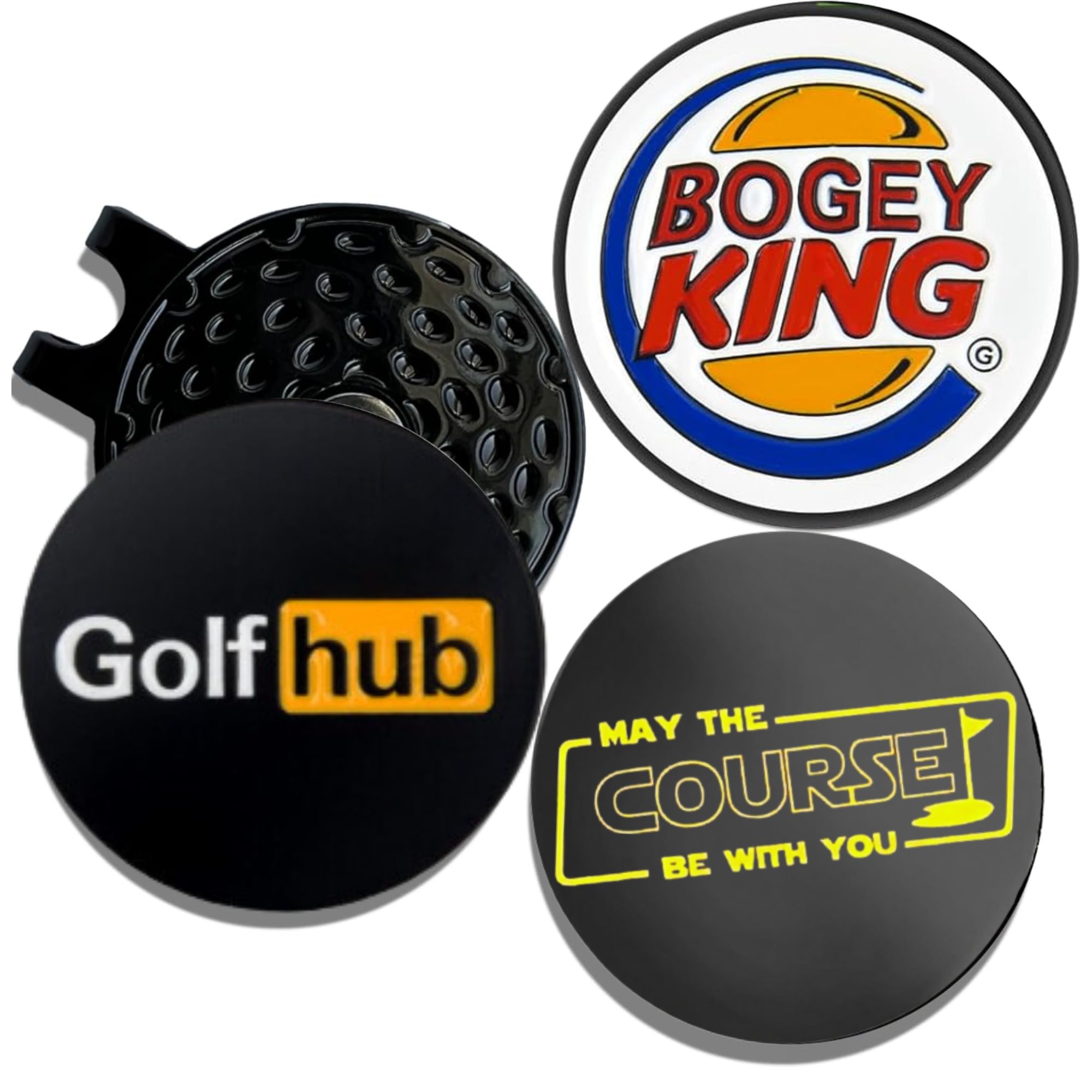 Women'S Golf Accessories - 3 Pcs Funny Golf Ball Markers