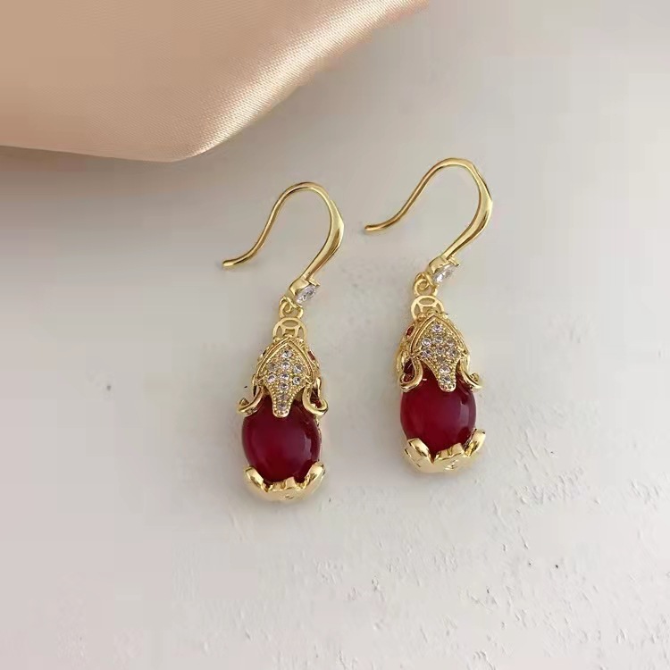 Women'S Affordable Accessories - 2025 trend Pixiu retro red Women's
