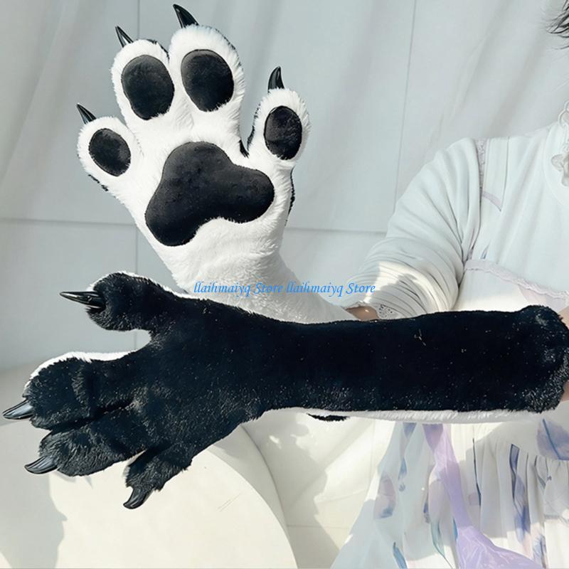 Women Accessories Description - 573B Cats Claw Gloves Fursuit Animal