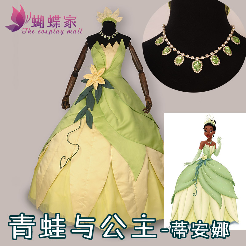 Princess Tiana Dress Cosplay C - Women'S Accessories List ulasan dan harga