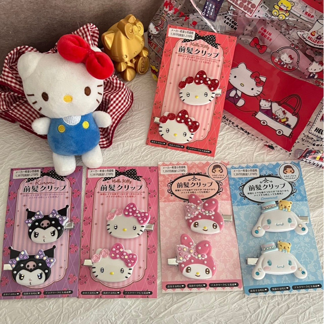 Sanrio Hello Kitty Hair Clip C - Women'S Accessories List ulasan dan harga