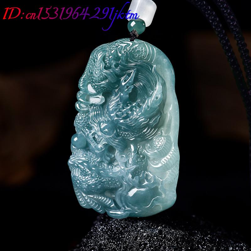 Natural Burmese Jadeite Dragon - Woman Accessory ulasan dan harga