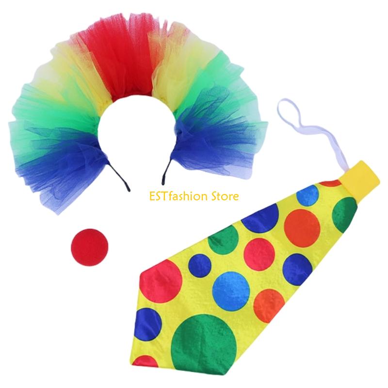 Y5GC Clown Outfit Clown Nose R - Women Accessories Description ulasan dan harga