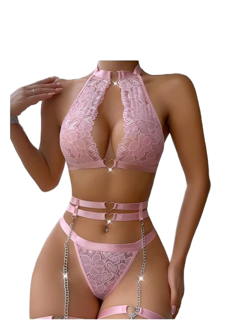 Sexy Lingerie Set Push Up Lace - Woman Accessory ulasan dan harga