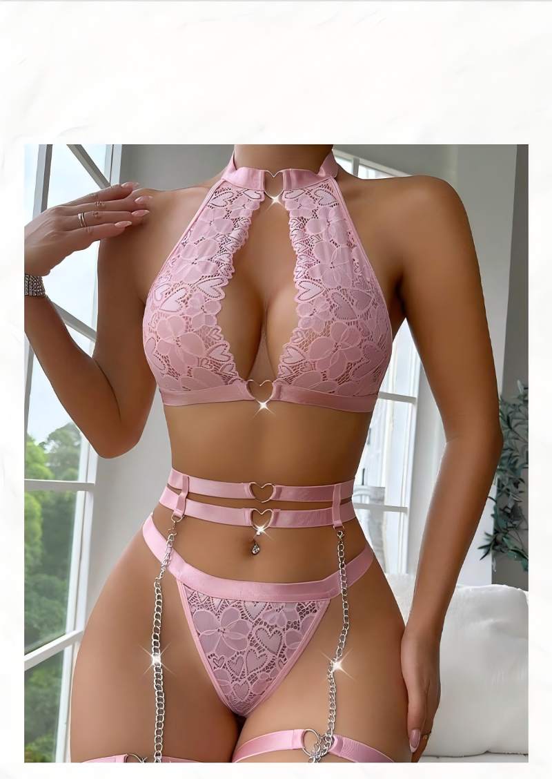 Sexy Lingerie Set Push Up Lace - Woman Accessory ulasan dan harga