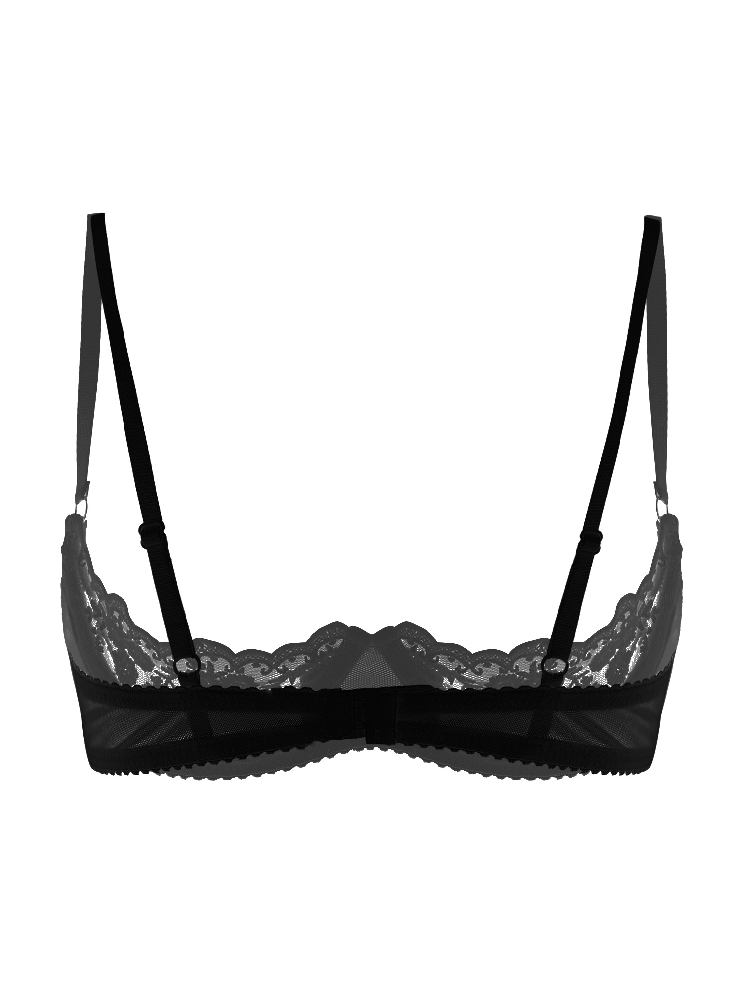 Women Sexy Open Cups Bra Sheer - Woman Accessory ulasan dan harga