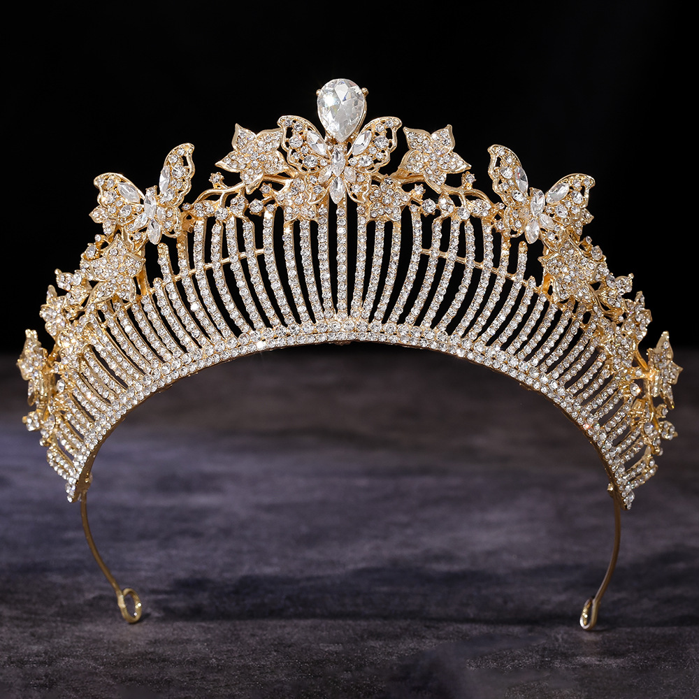 Alloy Lotus Crown Headpiece fo - Women Accessories For Wedding ulasan dan harga