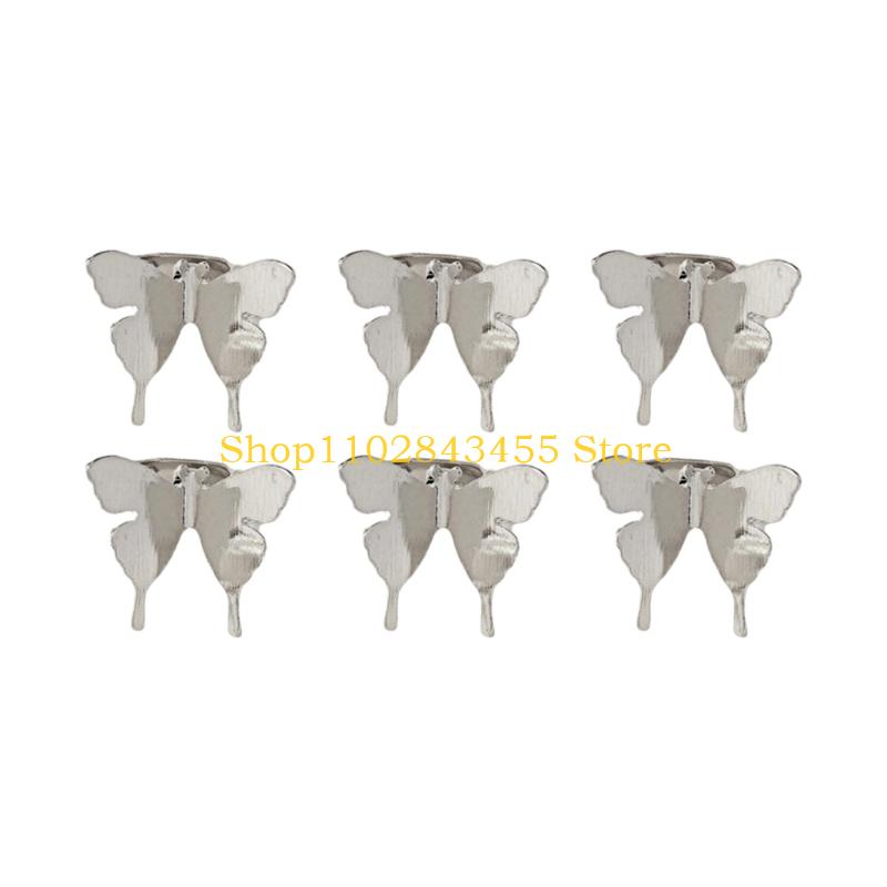 49MC 6Pcs Decorative 3D Butter - Women Accessories Description ulasan dan harga