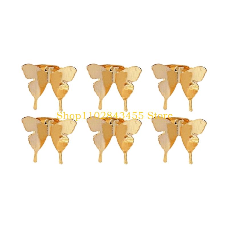 49MC 6Pcs Decorative 3D Butter - Women Accessories Description ulasan dan harga