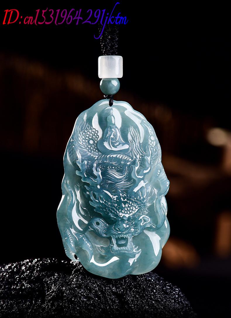 Natural Burmese Jadeite Dragon - Woman Accessory ulasan dan harga