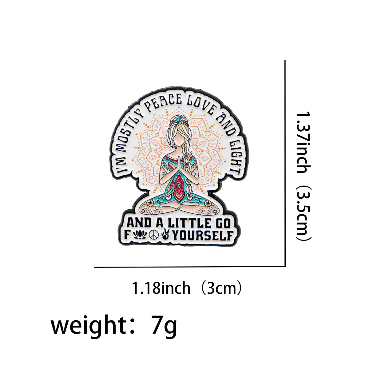 Funny Yoga Enamel Pins Humorou - Women Accessories Quotes ulasan dan harga