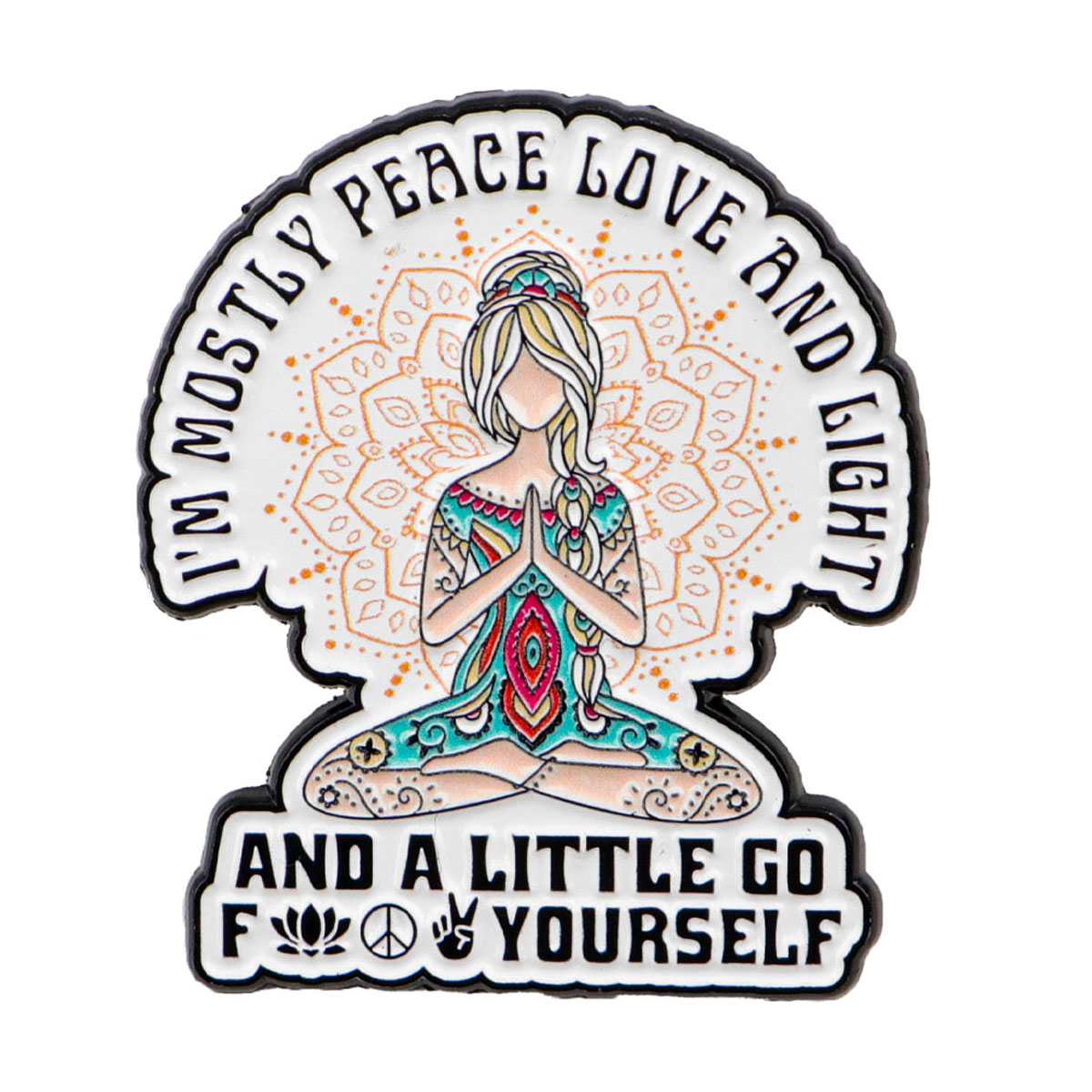 Funny Yoga Enamel Pins Humorou - Women Accessories Quotes ulasan dan harga