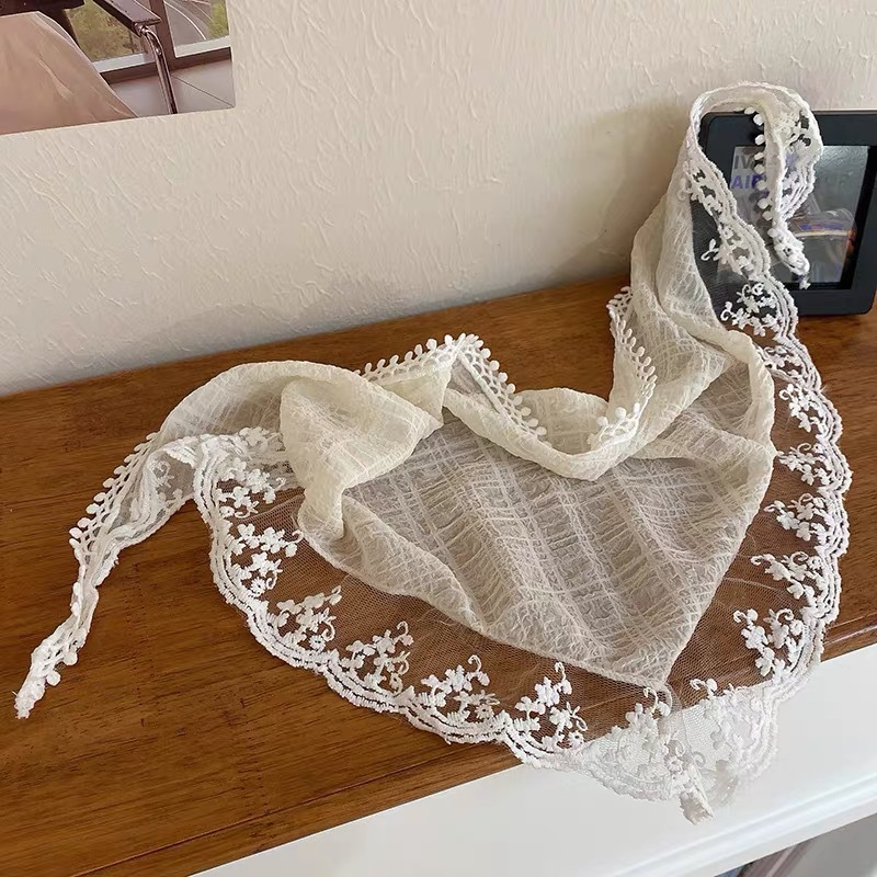 Fashion Lace Triangle Headscar - Women Accessories Photos ulasan dan harga