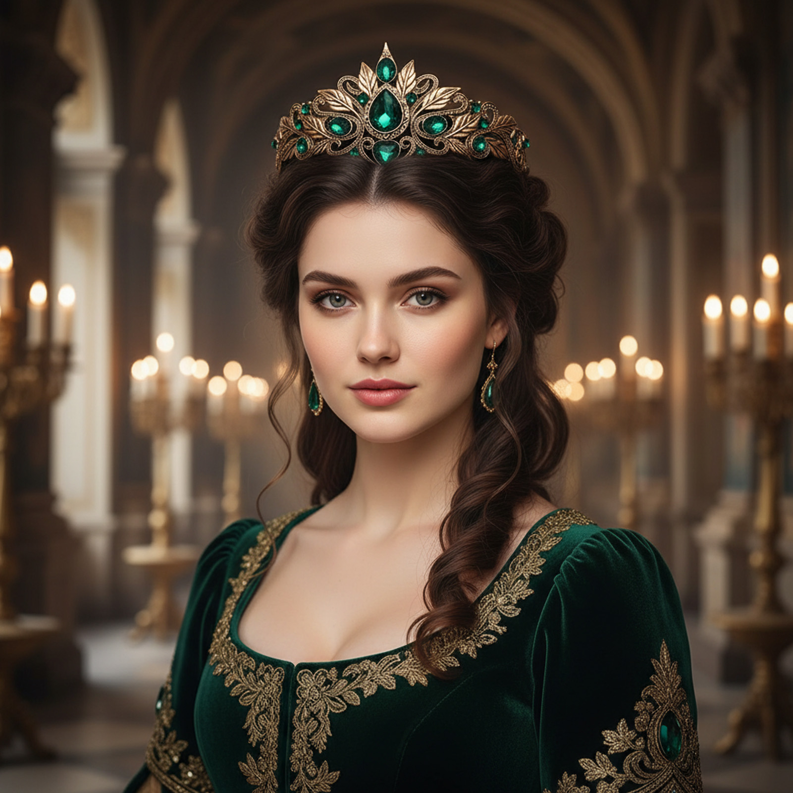 Baroque Style Round Tear Drop  - Women Accessories For Wedding ulasan dan harga