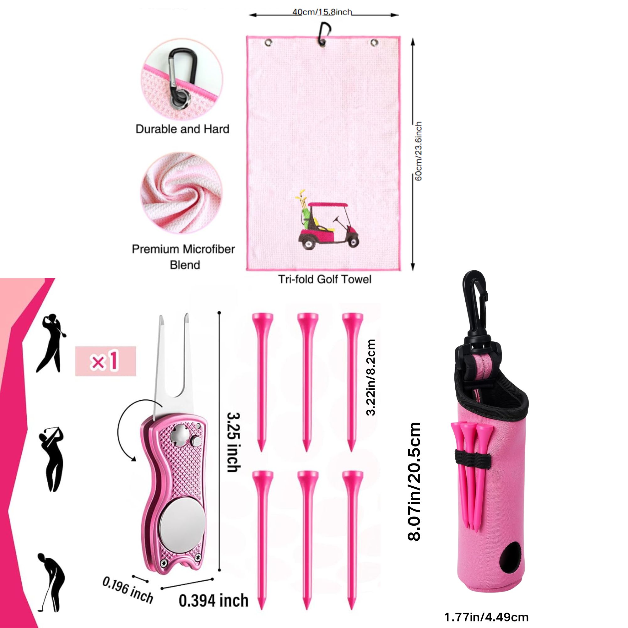 10 Pcs Golf Accessories Kit, I - Women'S Golf Accessories ulasan dan harga