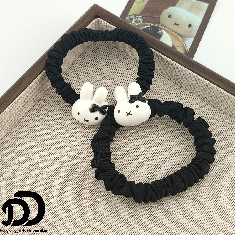 Cute Miffy Bunny Bow Hair Tie, - Women'S Accessories List ulasan dan harga
