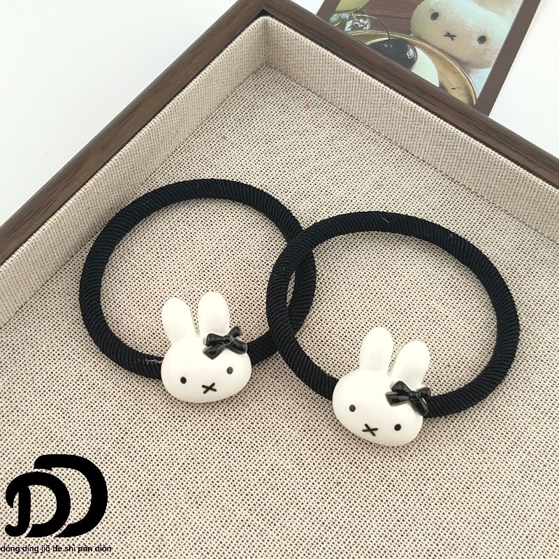 Cute Miffy Bunny Bow Hair Tie, - Women'S Accessories List ulasan dan harga