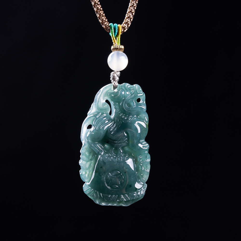Burmese Jadeite Pixiu Pendant  - Woman Accessory ulasan dan harga