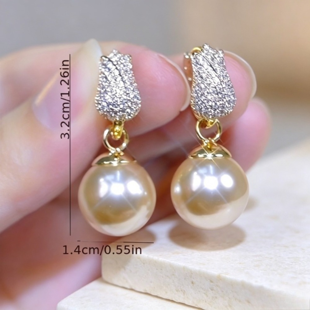 1 Pair of Light Luxury Tulip-S - Women'S Affordable Accessories ulasan dan harga