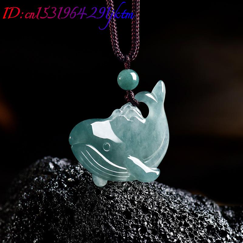 Natural Burmese Jadeite Whale  - Woman Accessory ulasan dan harga