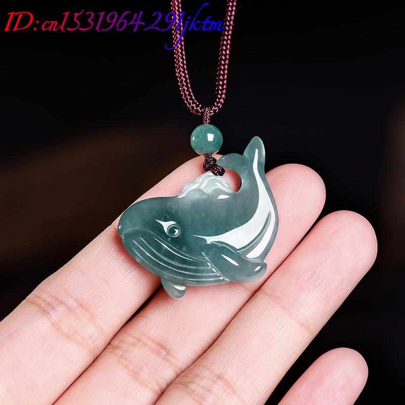 Natural Burmese Jadeite Whale  - Woman Accessory ulasan dan harga