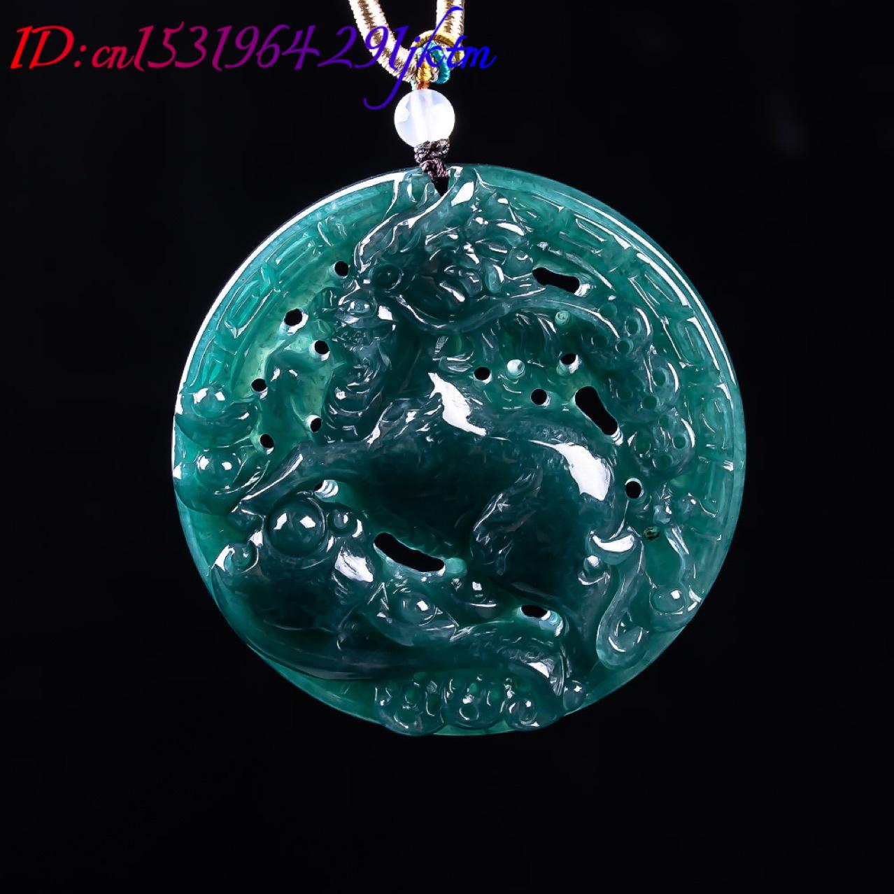 Burmese Jadeite Dragon Pendant - Woman Accessory ulasan dan harga
