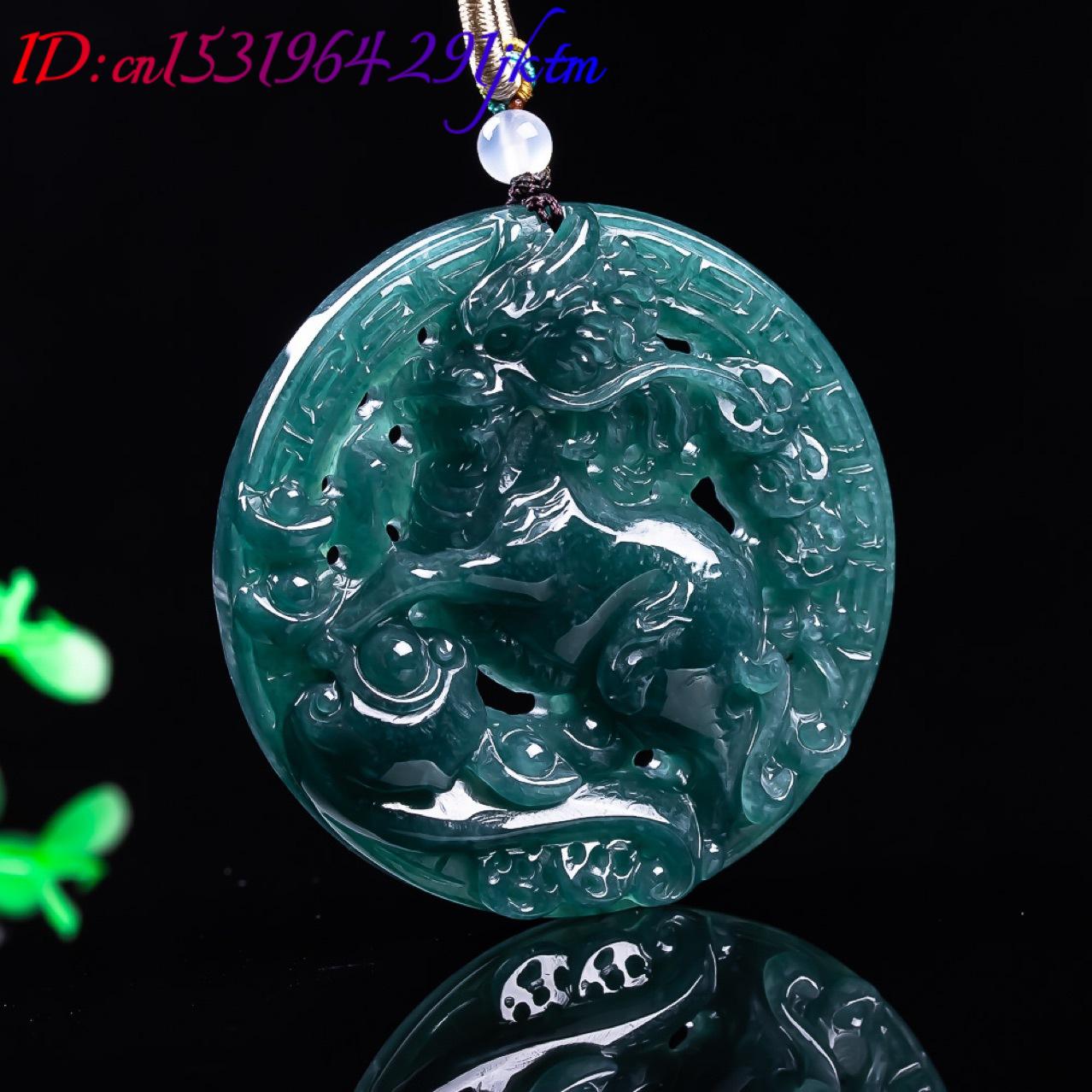 Burmese Jadeite Dragon Pendant - Woman Accessory ulasan dan harga