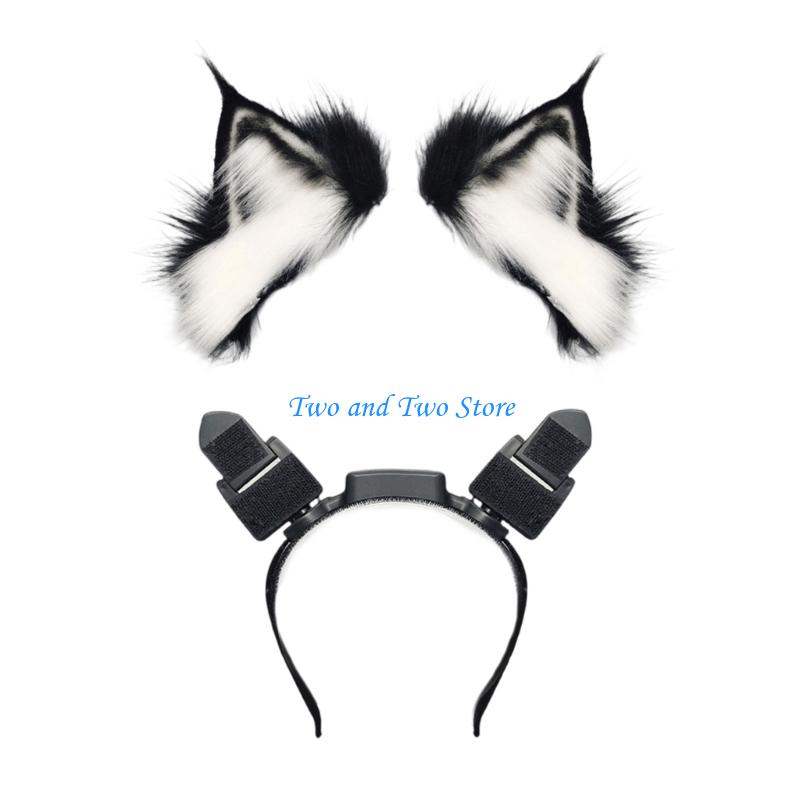 HX6F Lovely Plush Animated Ear - Women Accessories Description ulasan dan harga
