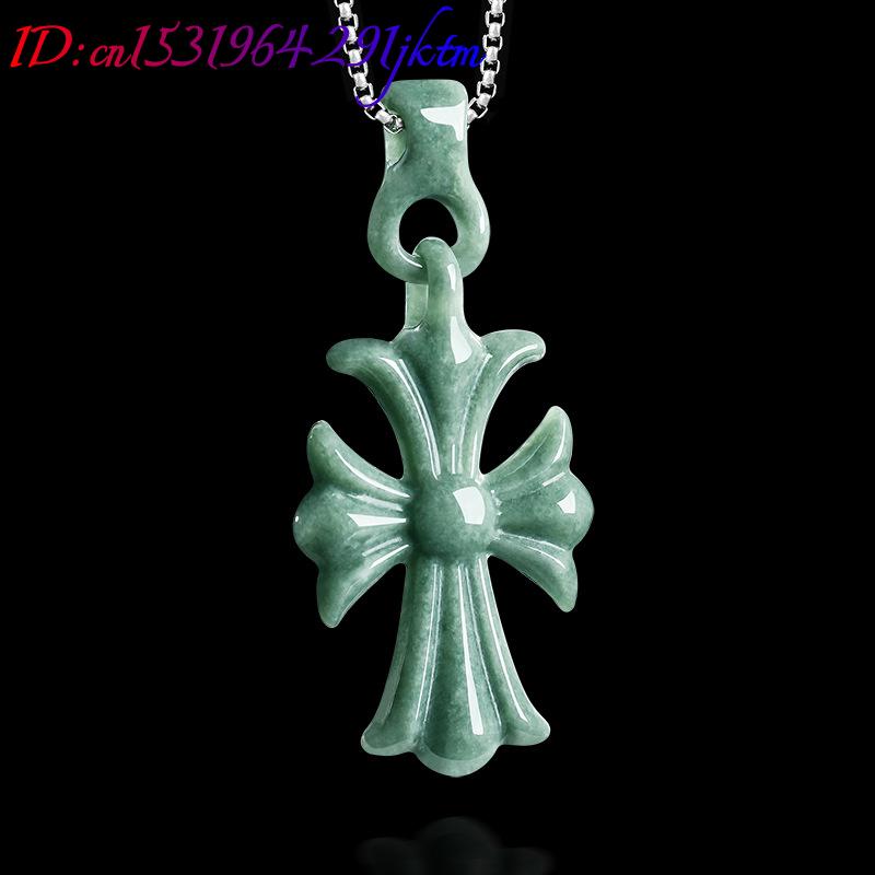 Natural Burmese Jadeite Cross  - Woman Accessory ulasan dan harga