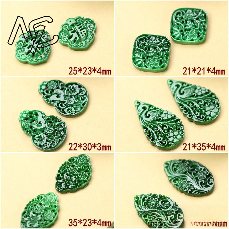 2pcs DIY Natural Dry Green Eme - Woman Accessory ulasan dan harga