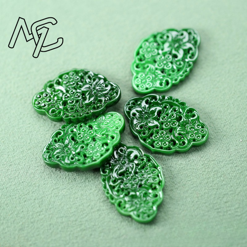2pcs DIY Natural Dry Green Eme - Woman Accessory ulasan dan harga