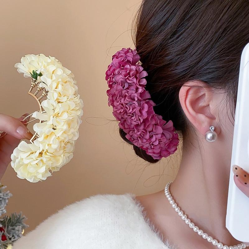 1pc Pastoral Purple Yellow Flo - Women Accessories Photos ulasan dan harga