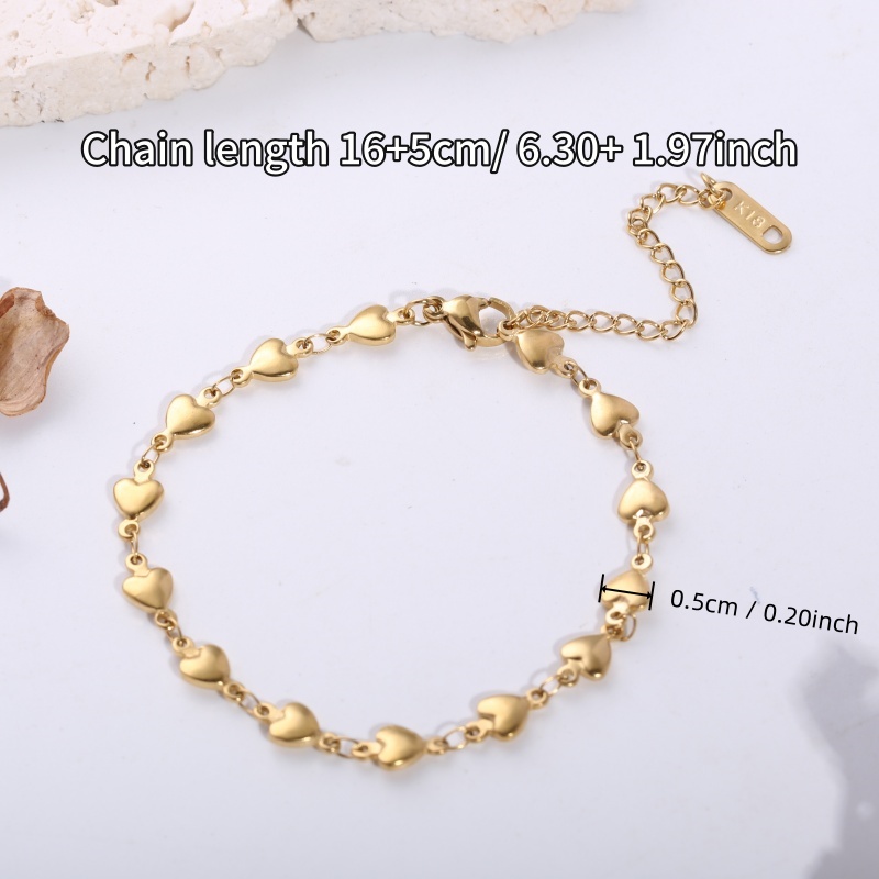 1 Piece Stainless Steel Bracel - Women'S Affordable Accessories ulasan dan harga