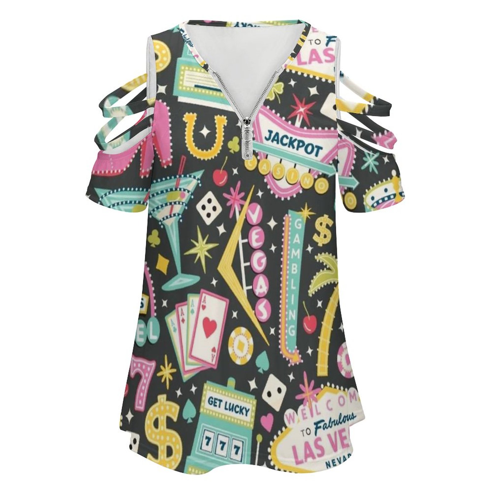Viva Las Vegas Women's T-Shirt - Women Accessories Vector ulasan dan harga