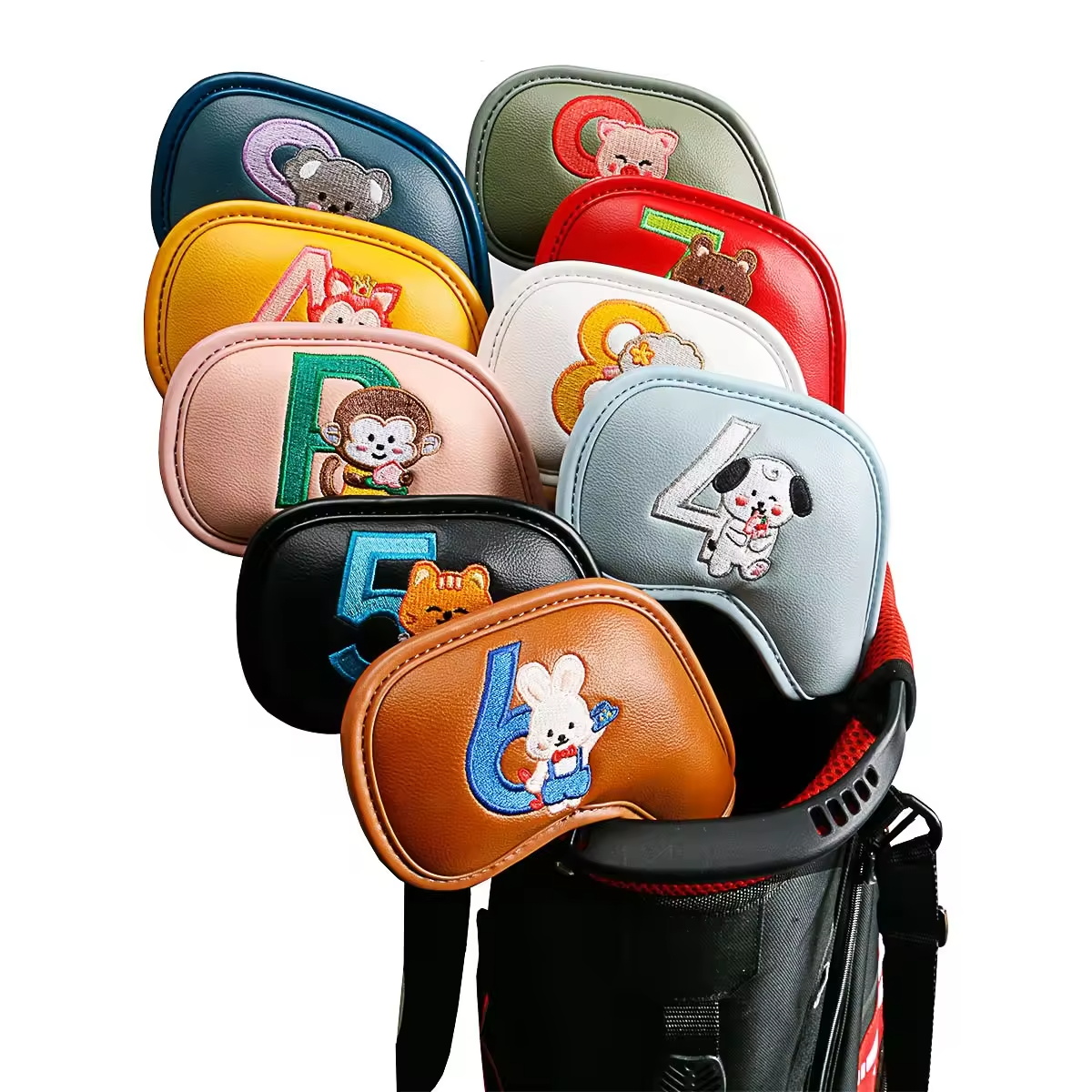 9Pcs Cute Cartoon Animal Golf  - Women'S Golf Accessories ulasan dan harga