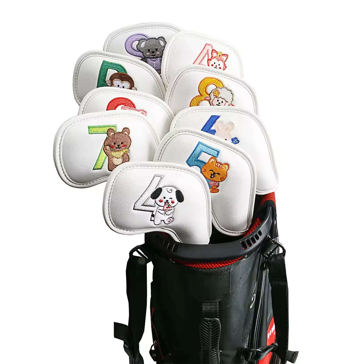 9Pcs Cute Cartoon Animal Golf  - Women'S Golf Accessories ulasan dan harga
