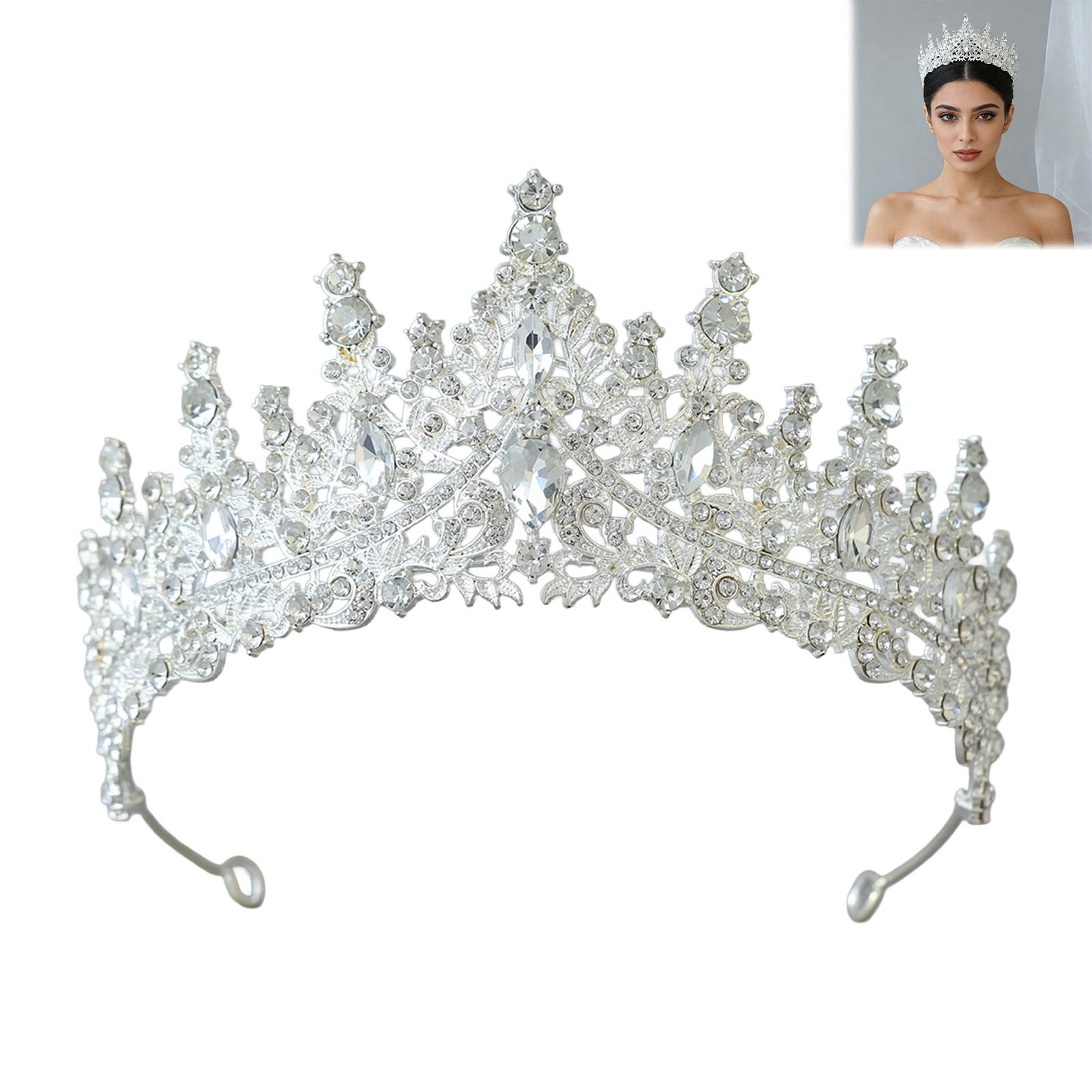 Bridal Headpiece Sparkling Rhi - Women Accessories For Wedding ulasan dan harga