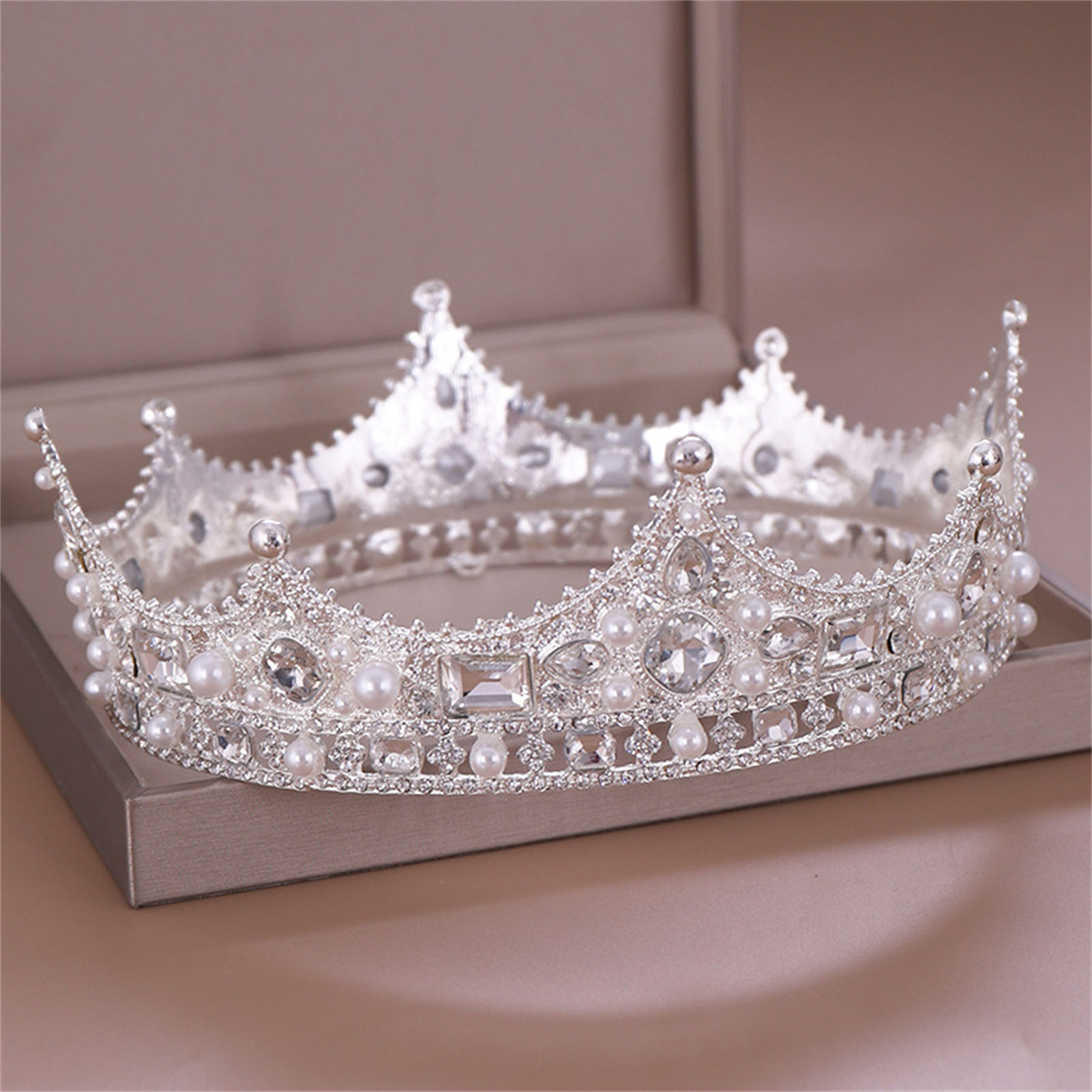 Alloy Crown Tiara Retro Bridal - Women Accessories For Wedding ulasan dan harga