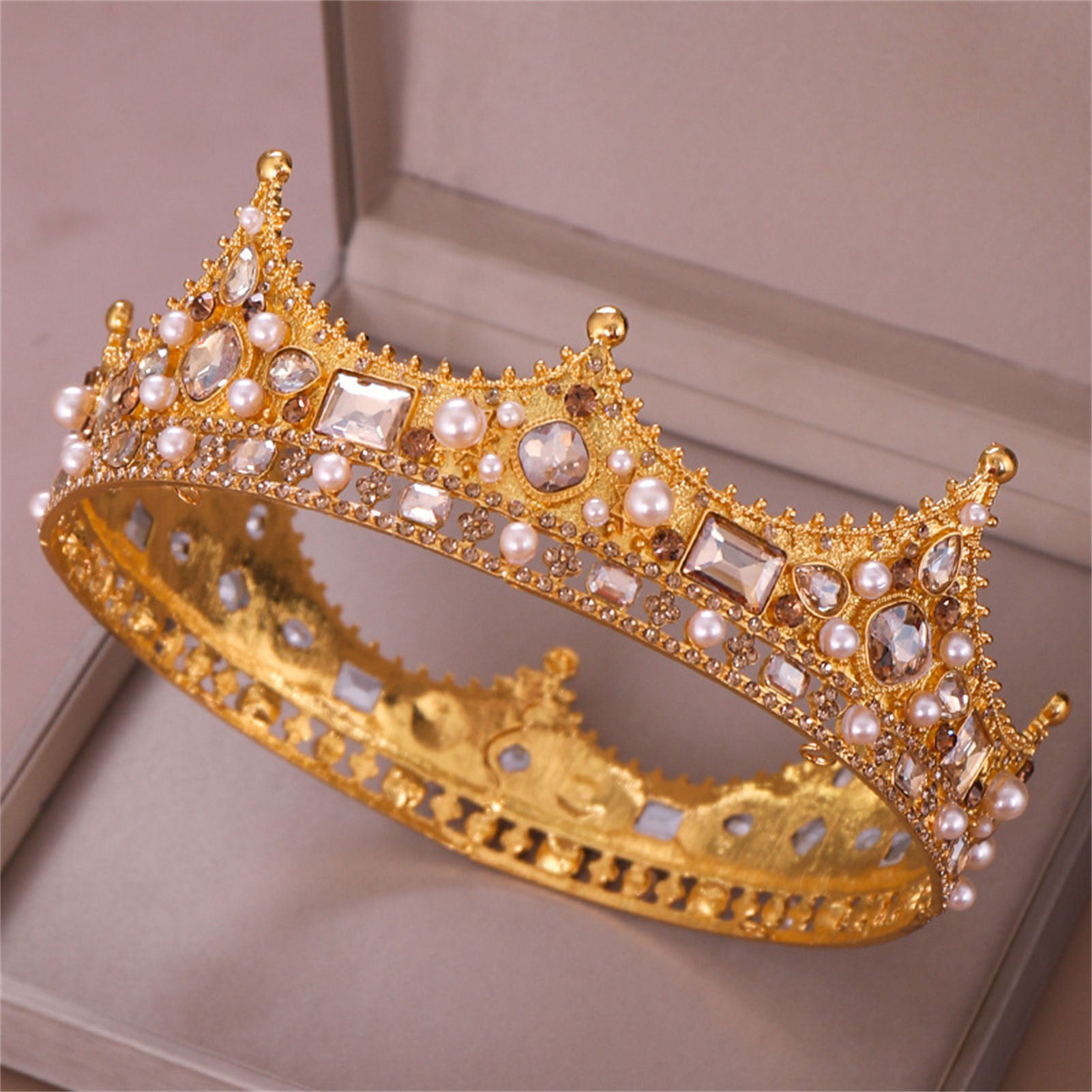 Alloy Crown Tiara Retro Bridal - Women Accessories For Wedding ulasan dan harga