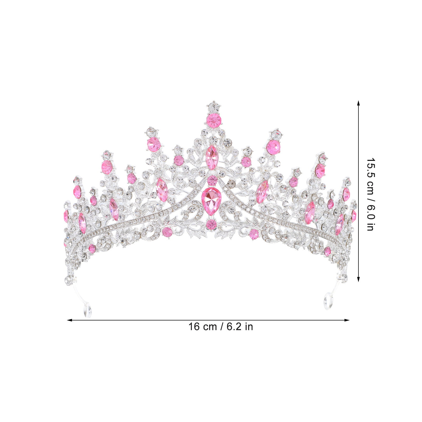 Rhinestone Crown Hairband Eleg - Women Accessories For Wedding ulasan dan harga