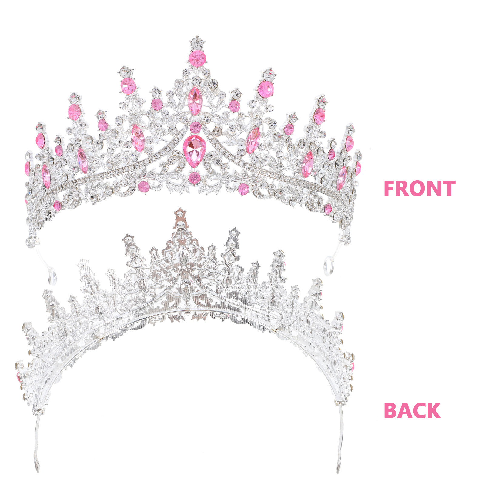 Rhinestone Crown Hairband Eleg - Women Accessories For Wedding ulasan dan harga