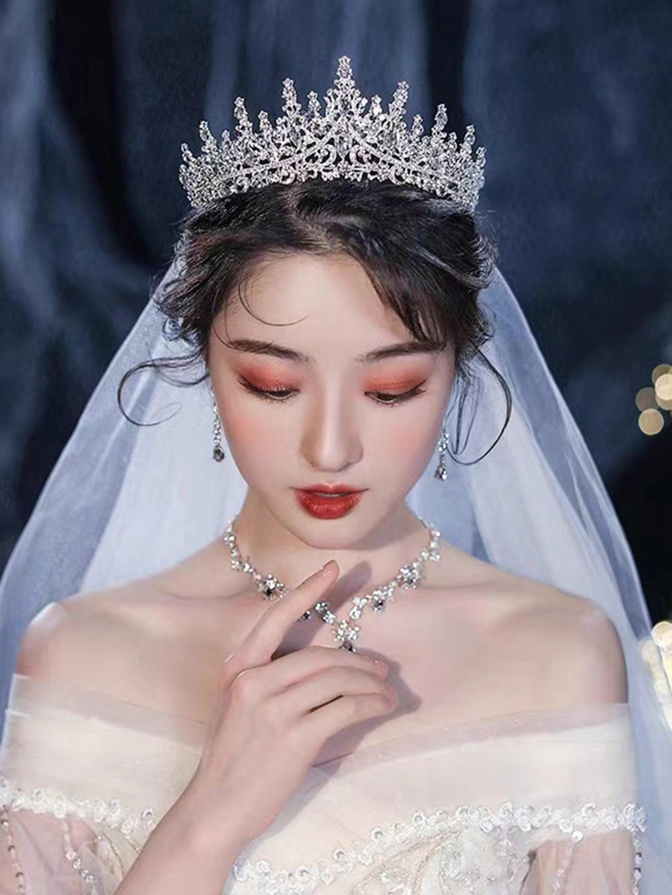 European Baroque Style Heavy-D - Women Accessories For Wedding ulasan dan harga