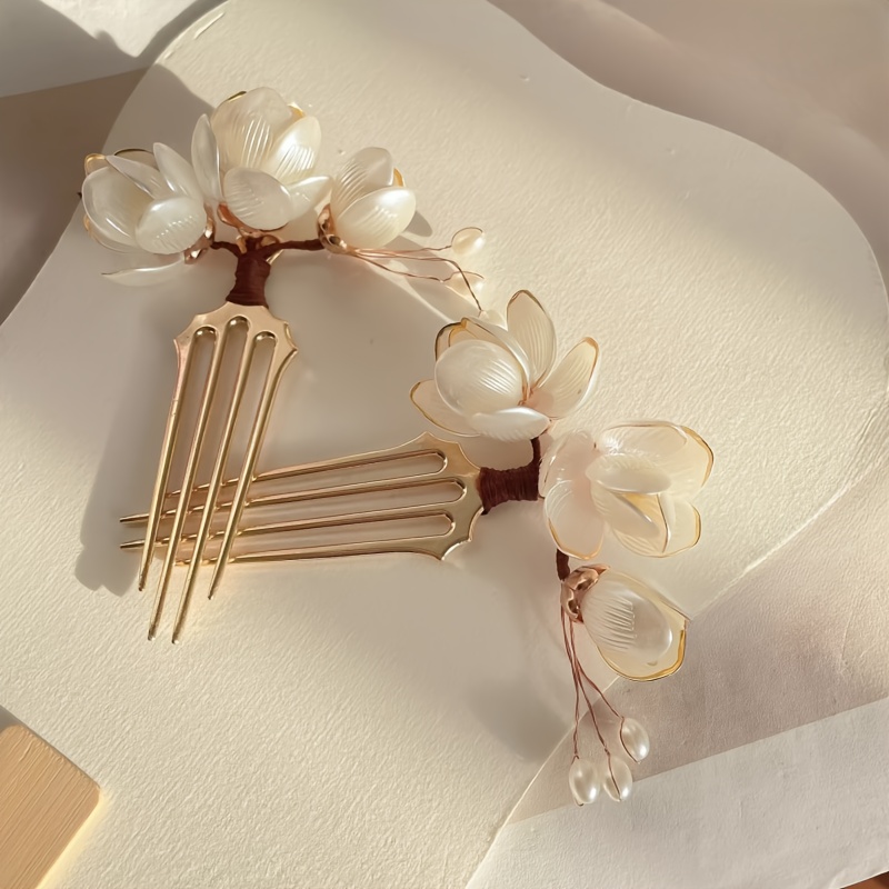 Chinese Style Shell Magnolia F - Women Accessories Photos ulasan dan harga
